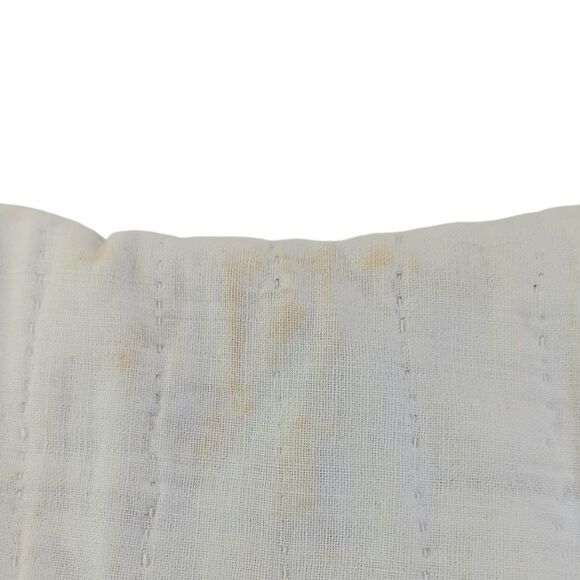 Christmas Stocking Set Vintage Quilt and Lace Two Red Cream Cottage Farmhouse - Picture 14 of 16